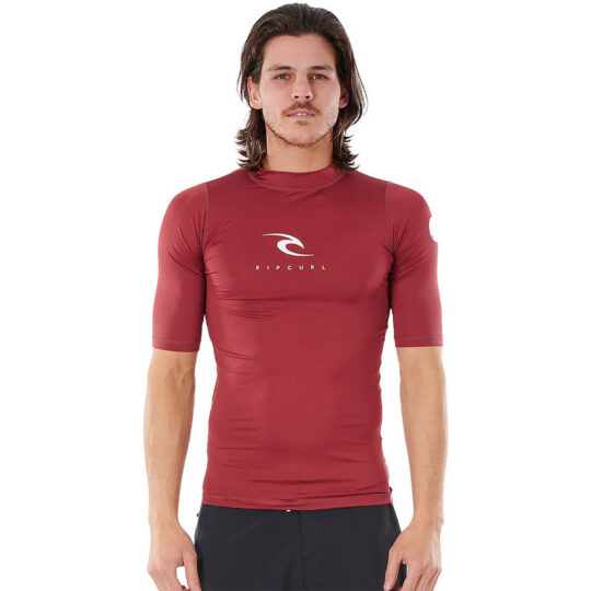 Rip Curl Corps Maroon UV SS - Image 2