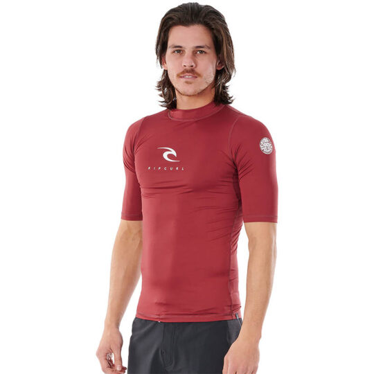 Rip Curl Corps Maroon UV SS