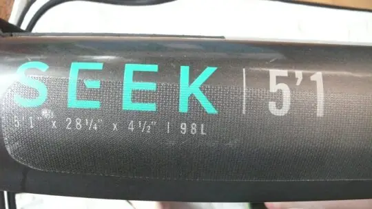North Seek Wingboard 5'1" 98L - Image 3